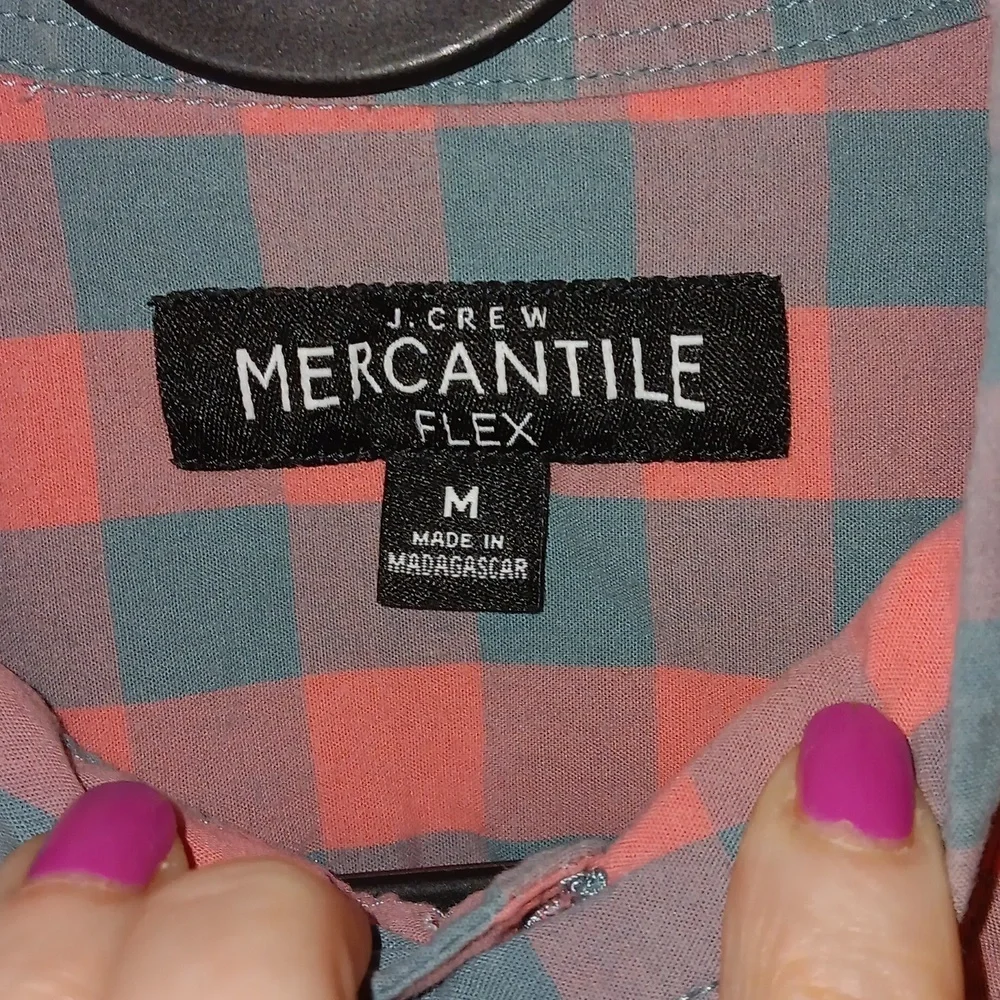 J. Crew Mercantile Flex Dress Shirt M